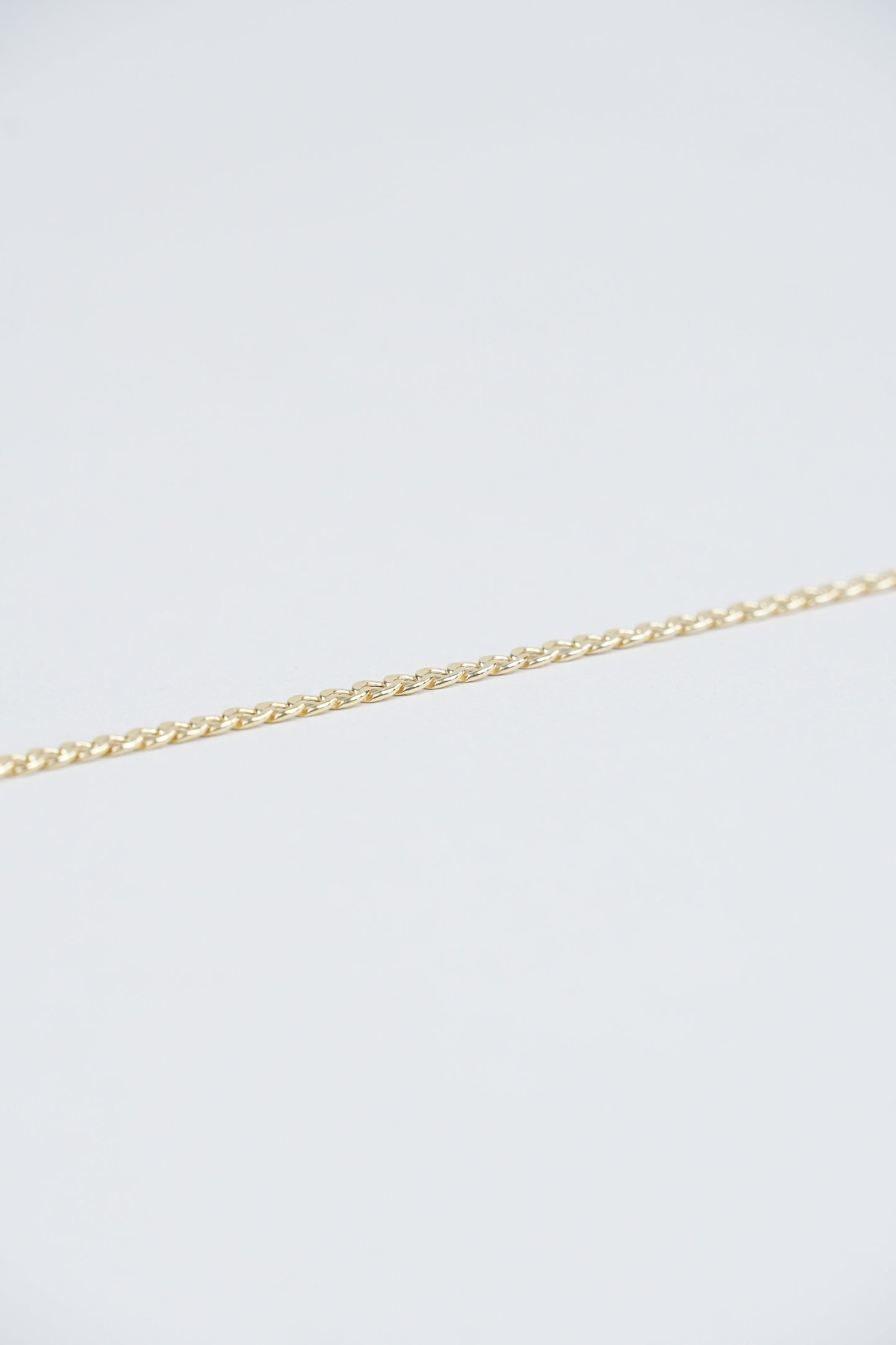 24" Curb Link Necklace - 14k Yellow Gold