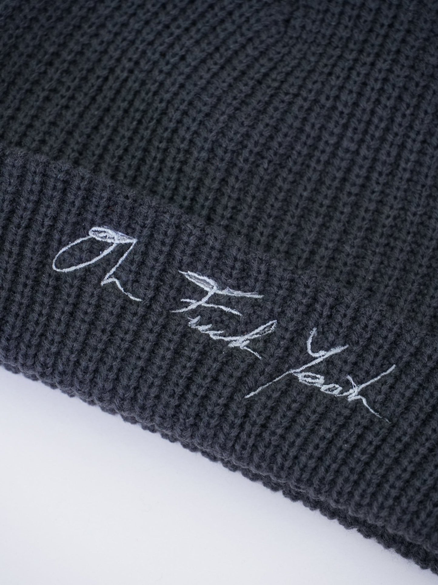 Signature Cable Beanie - Vintage Black