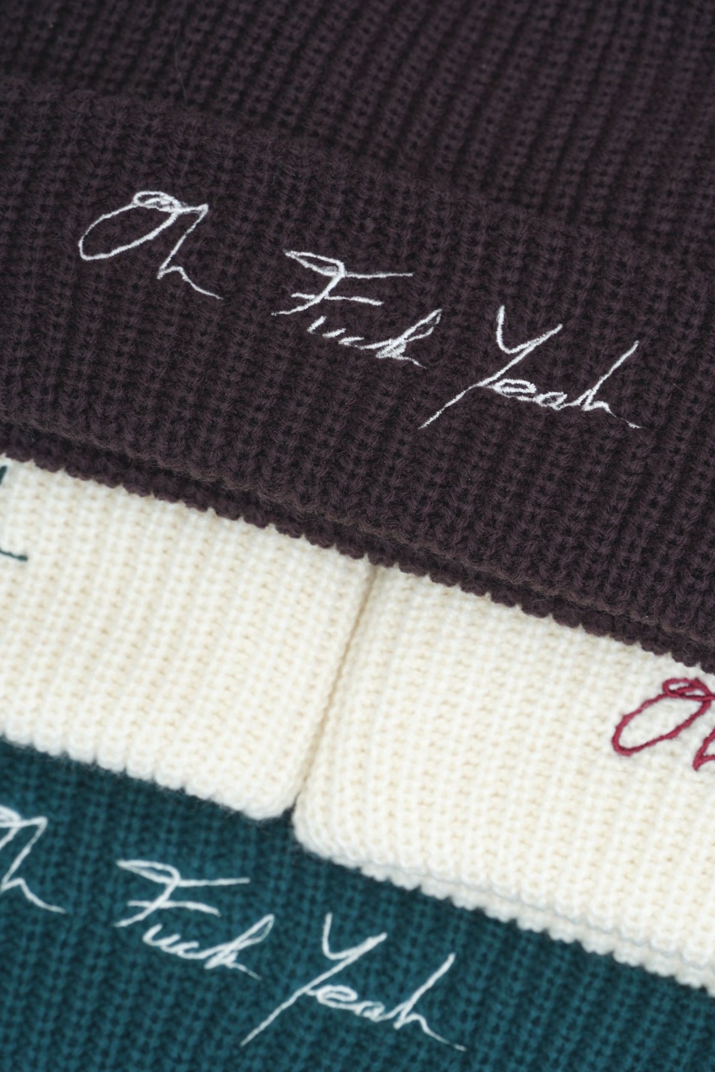 Signature Cable Beanie - Plum