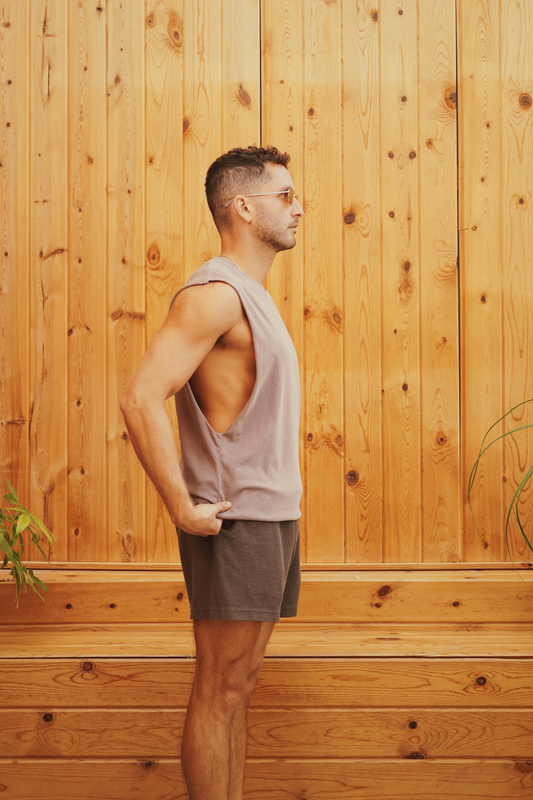 Essential Tank - Weathered Teak