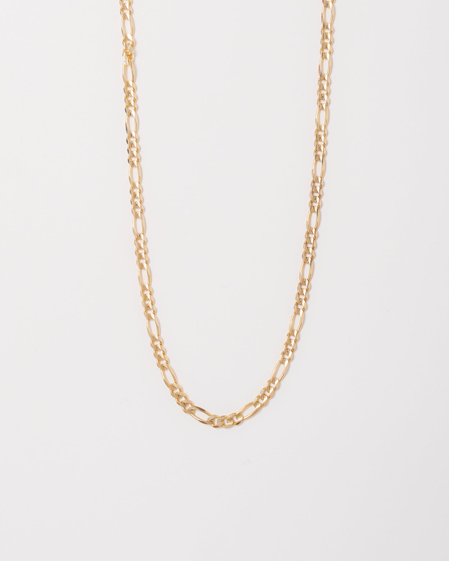 18" Figaro Necklace - 14k Gold