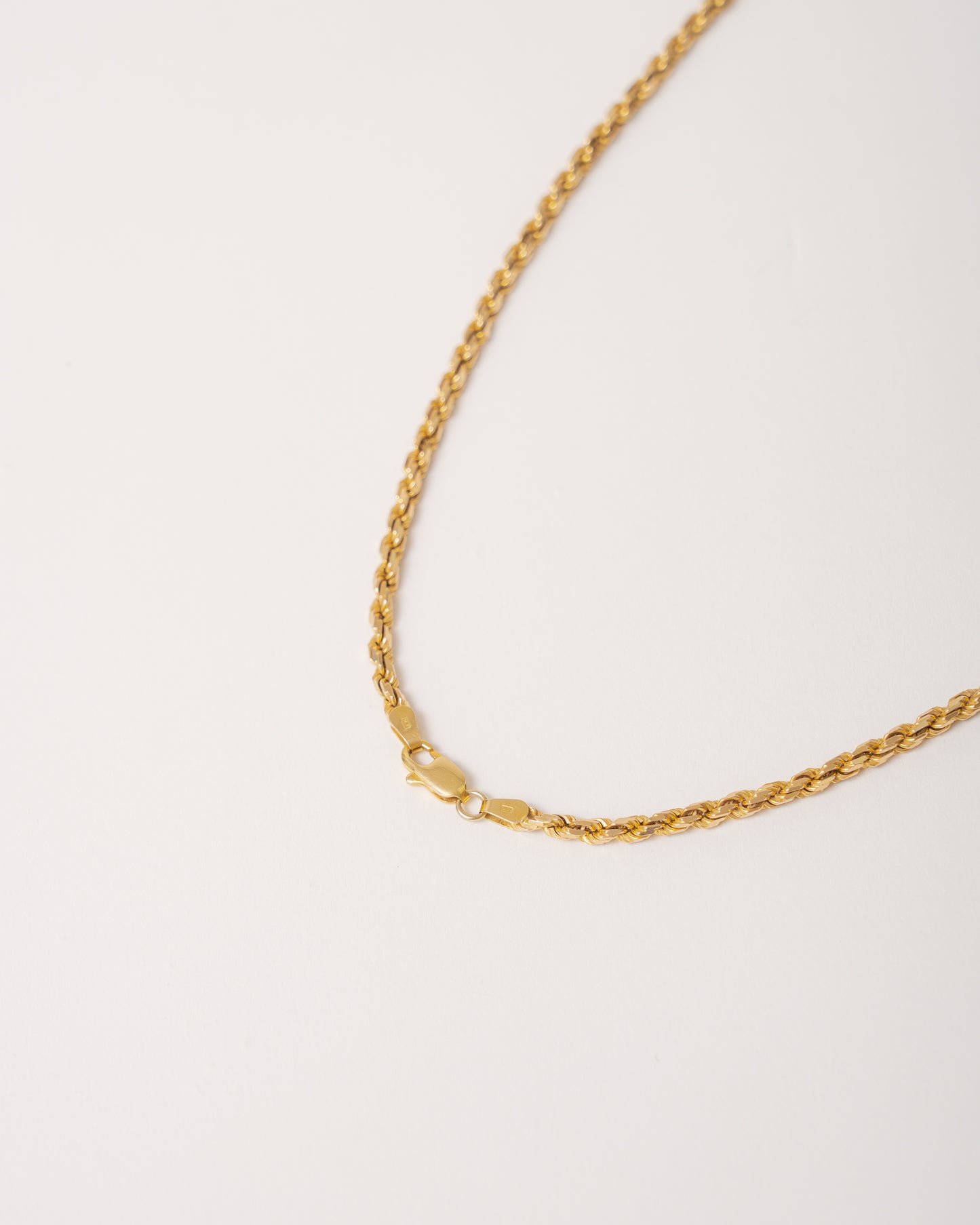 20" Rope Necklace - 14K Gold