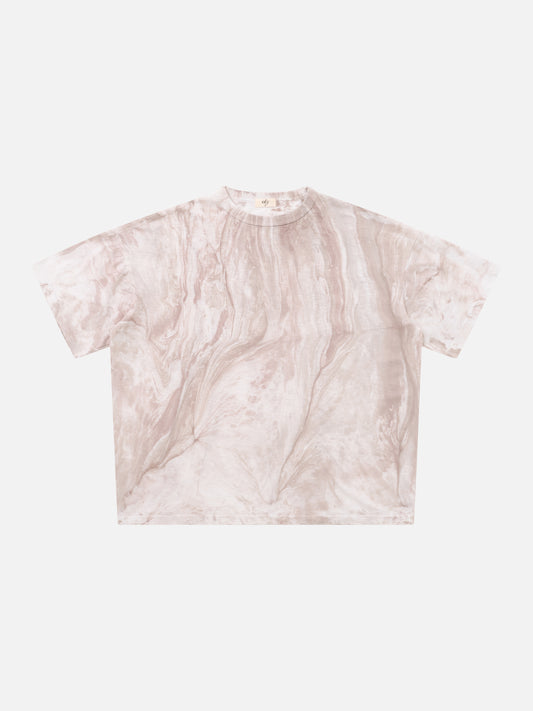 Cropped Journey Tee - Crystal Marble