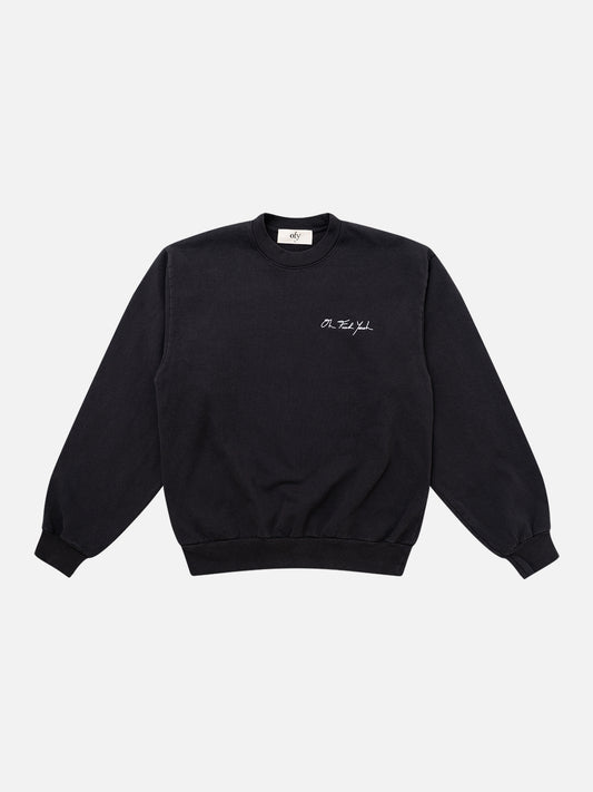 Classic Signature Crew - Black