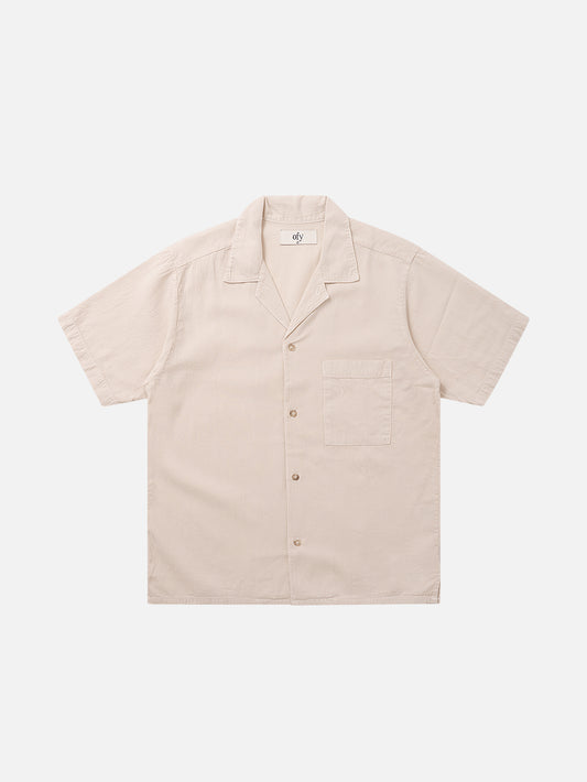 Horizon Crinkle S/S Shirt - Baby's Breath