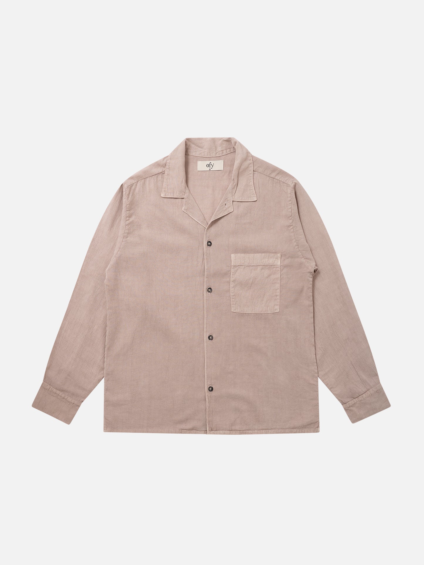 Horizon Crinkle L/S Shirt - Perfectly Pale