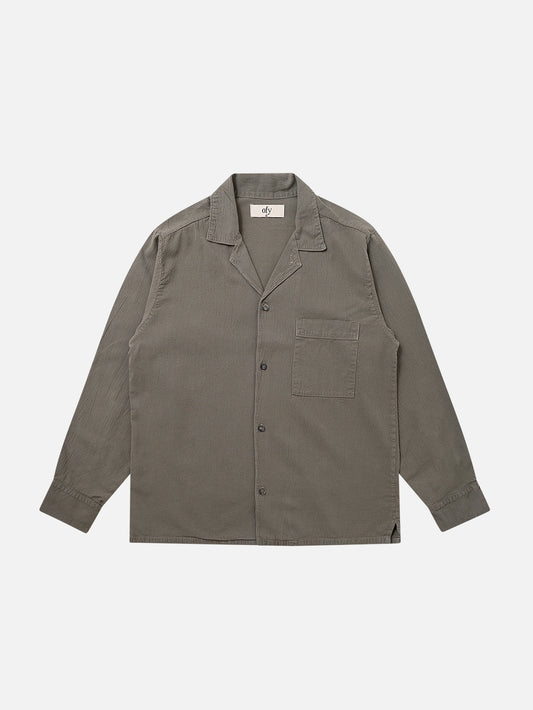 Horizon Crinkle L/S Shirt - Dried Sage