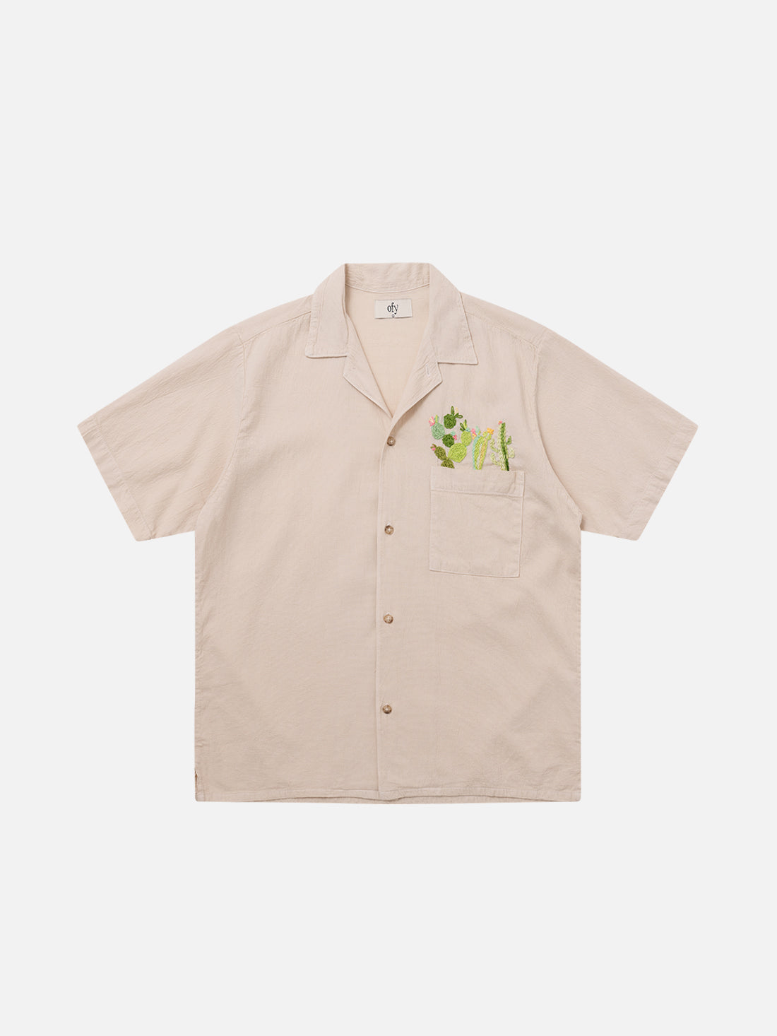 Crinkle S/S Shirt - Cacti Pocket