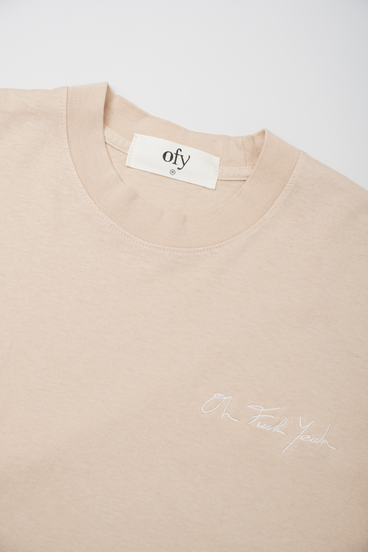 Classic Signature Tee - Sand