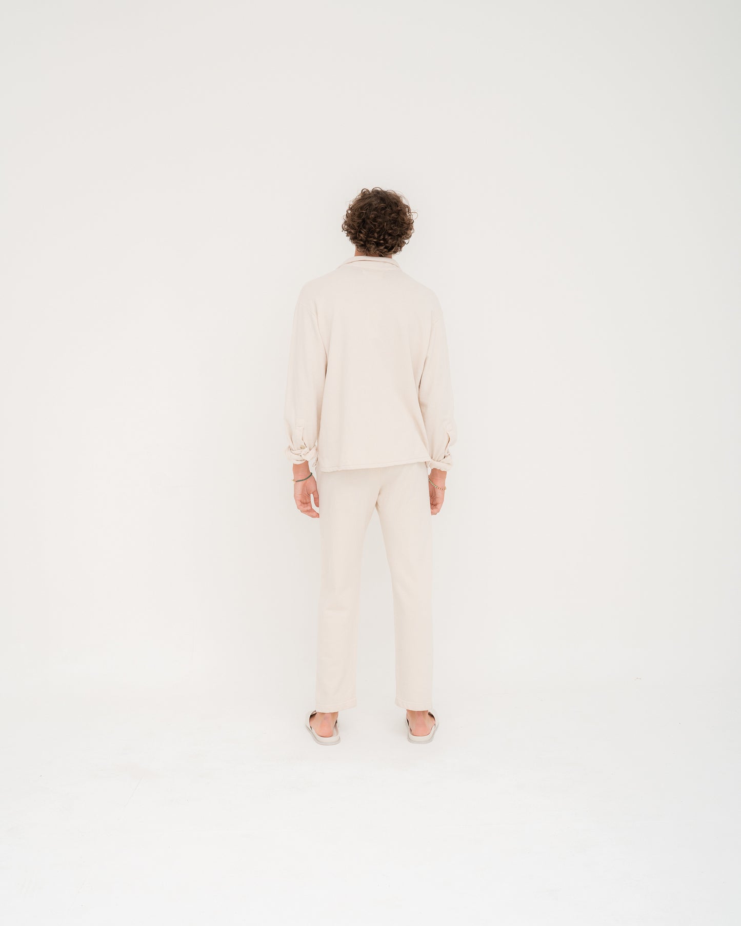 Terry Linen Pant - Arctic Wolf