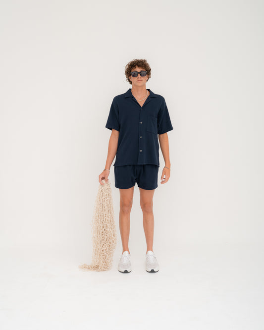 Terry Linen S/S - Oceana