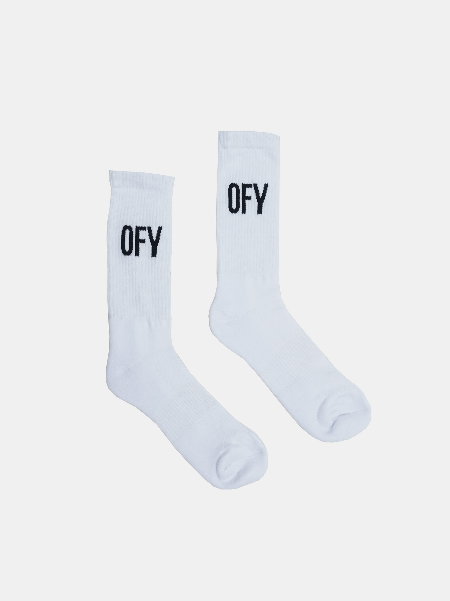 Bold Logo Sock - White