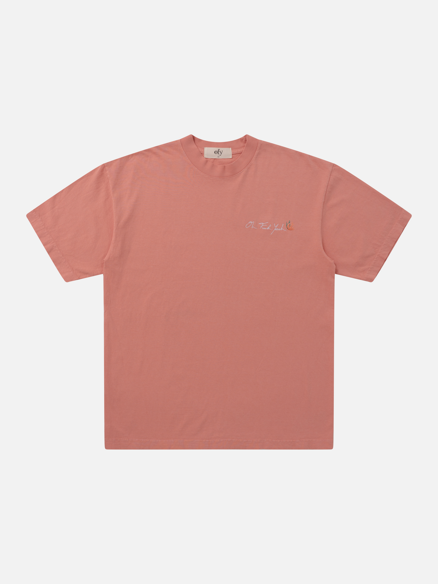Classic Tee - Coral Embroidery