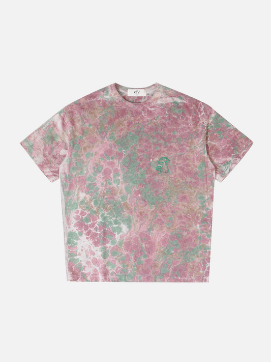Embroidered Journey Tee - Countryside Fungi