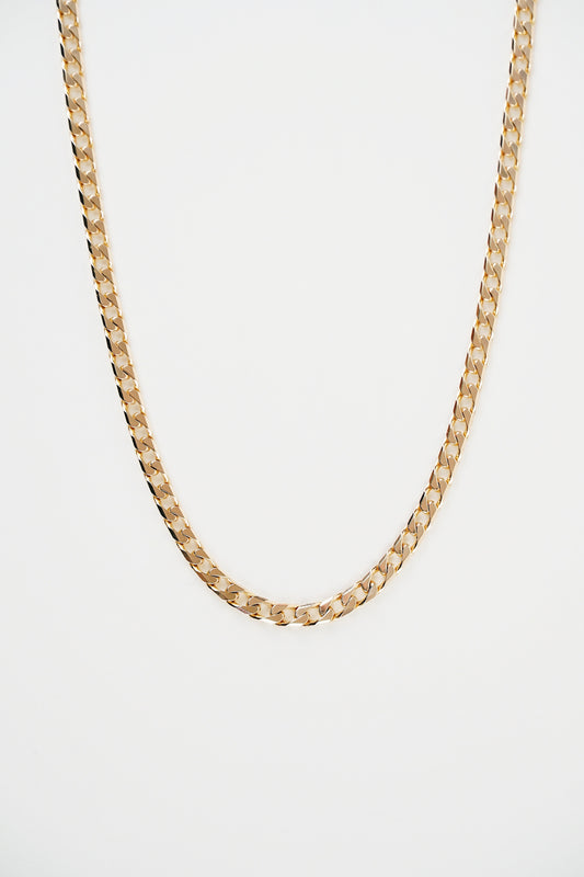 20" Cuban Necklace - 14K Gold