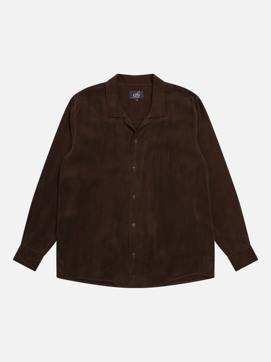 Iggy L/S Shirt - Downtown Brown