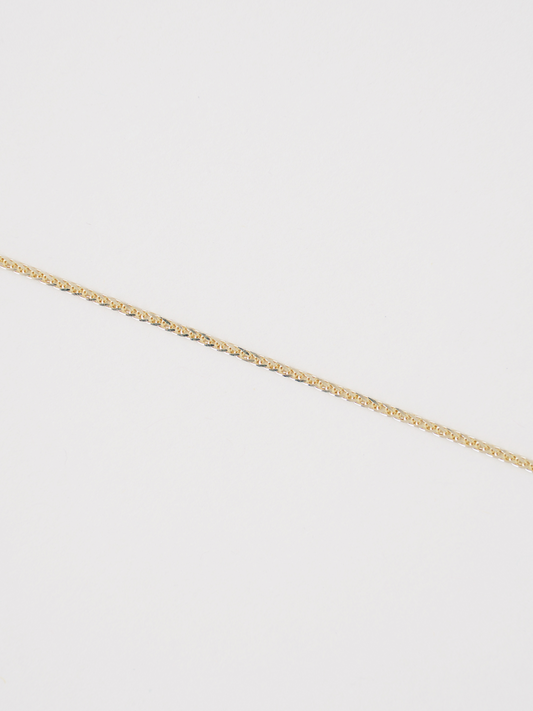 22" Mini Foxtail Necklace - Yellow Gold