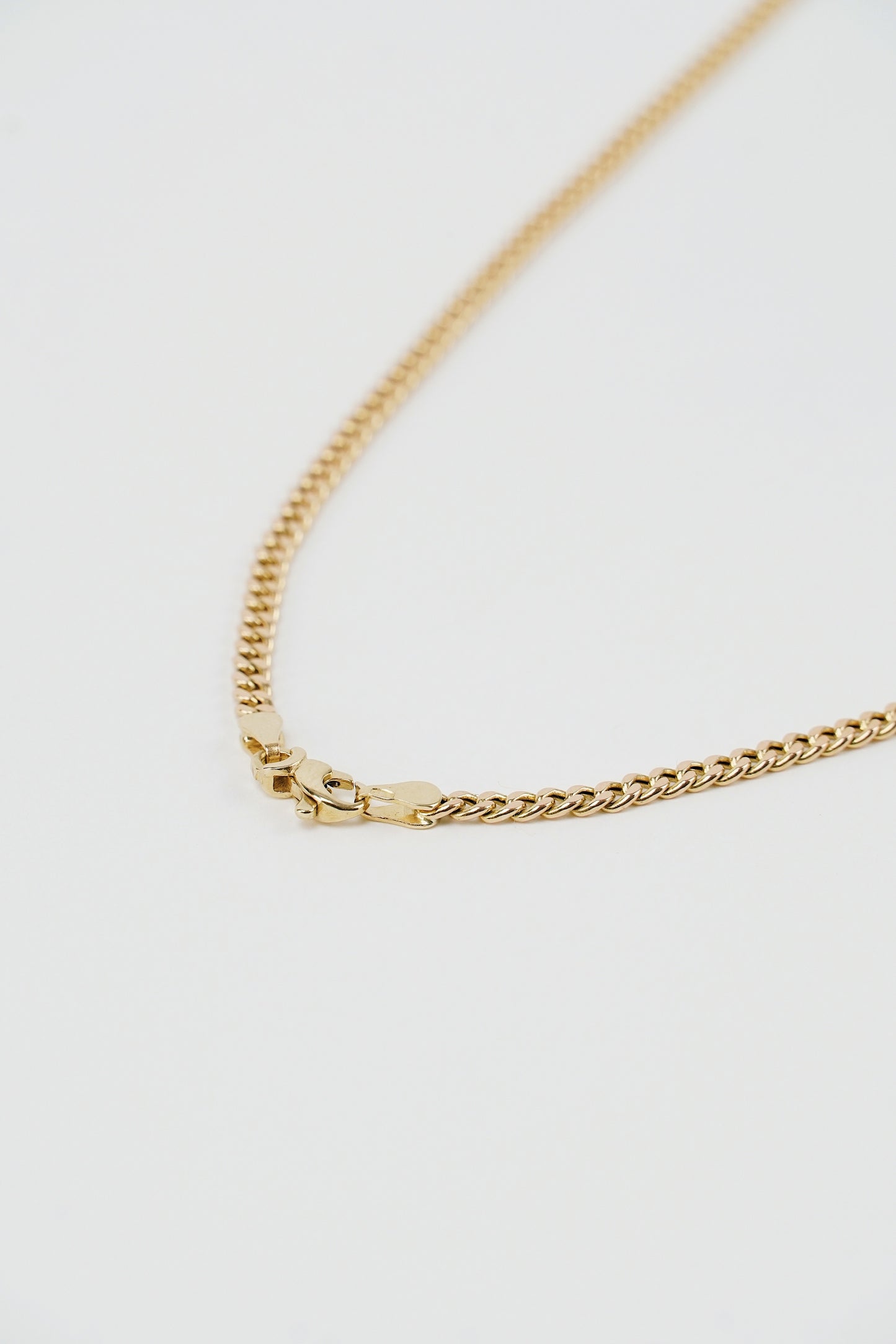 18" Mini Cuban Necklace - 14K Gold