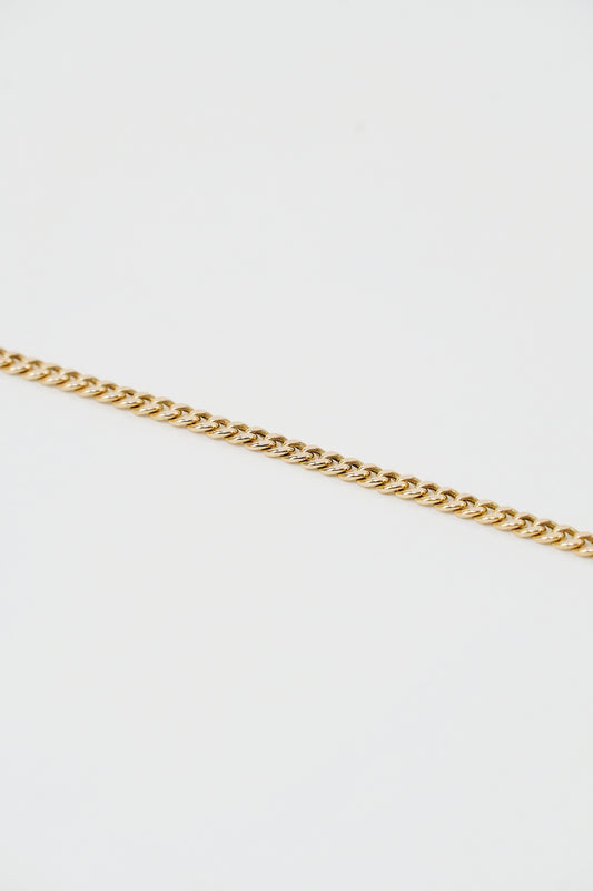 18" Mini Cuban Necklace - 14K Gold