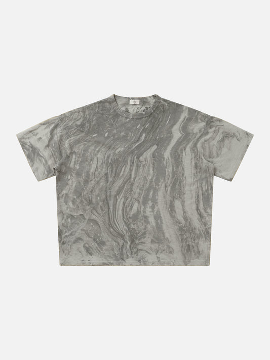 Cropped Journey Tee - Mint Tea Marble