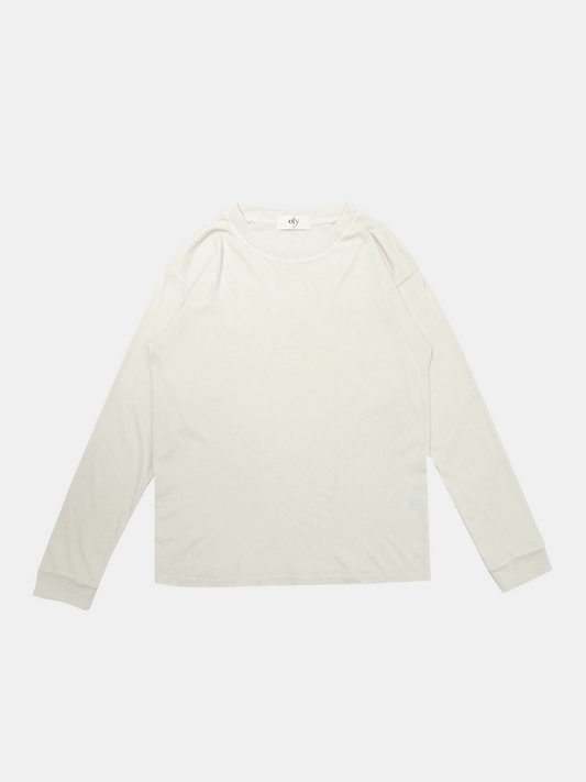 Essential L/S - White Onyx